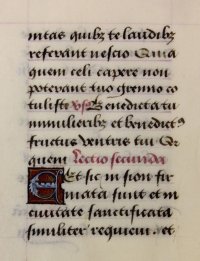 French Book of Hours leaf, c.1490 French Book of Hours leaf, c.1490