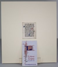 Tiny Book of Hours leaf. The Song of the Three Children. Tiny Book of Hours leaf. The Song of the Three Children.