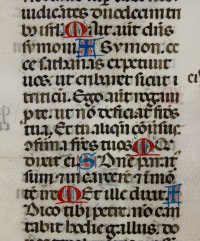 Rare Passion Play reading. Missal, c.1425. The Last Supper. Rare Passion Play reading. Missal, c.1425. The Last Supper.