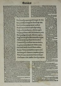 Virgil’s Aeneid. Glossed post incunable leaf, 1502 Virgil’s Aeneid. Glossed post incunable leaf, 1502